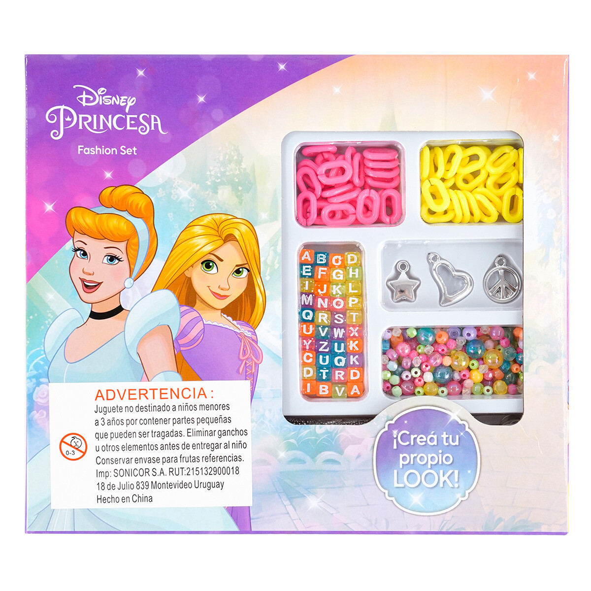 Juego para armar pulseras Princesas 