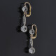 Caravanas oro 18k brillantes y diamantes Caravanas oro 18k brillantes y diamantes