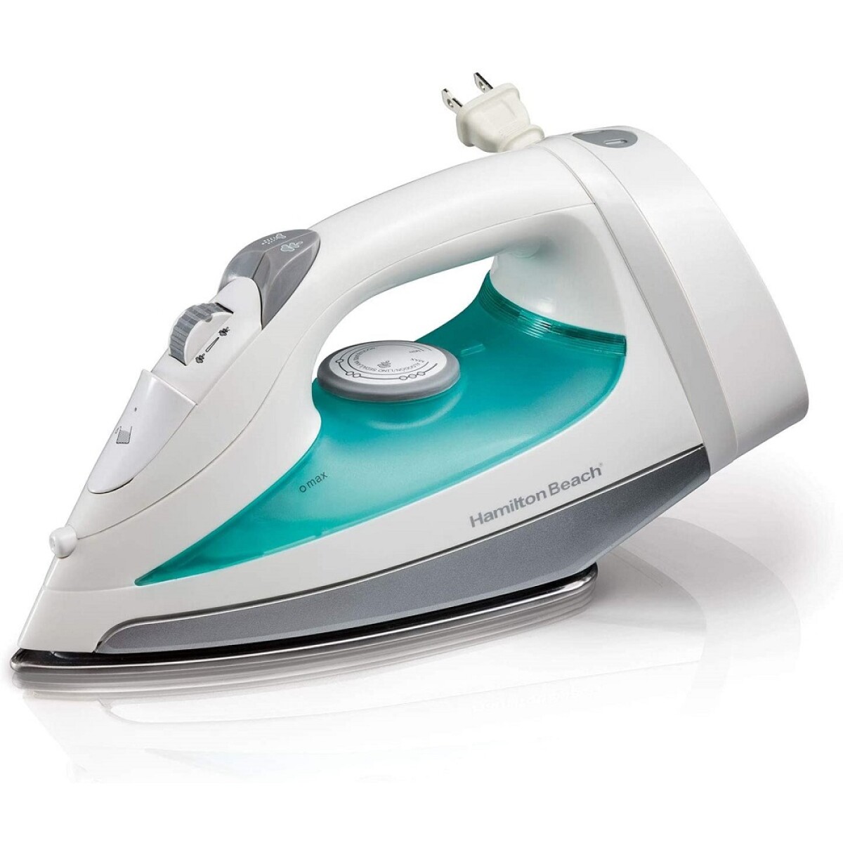 PLANCHA DE VAPOR HAMILTON BEACH, SUPERFICIE ANTI-ADHERENTE 