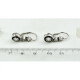 Caravanas Antiguas De Platino, Oro 18K, Brillantes Y Zafiros Sinteticos Caravanas Antiguas De Platino, Oro 18K, Brillantes Y Zafiros Sinteticos