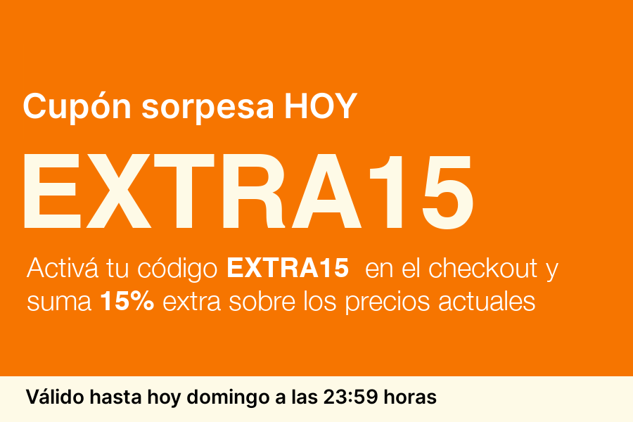 CUPÓN EXTRA15