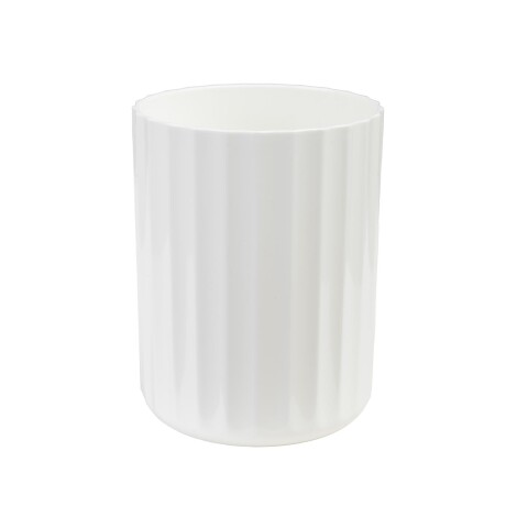 MACETA PLASTICO BLANCO 8*8*10CM