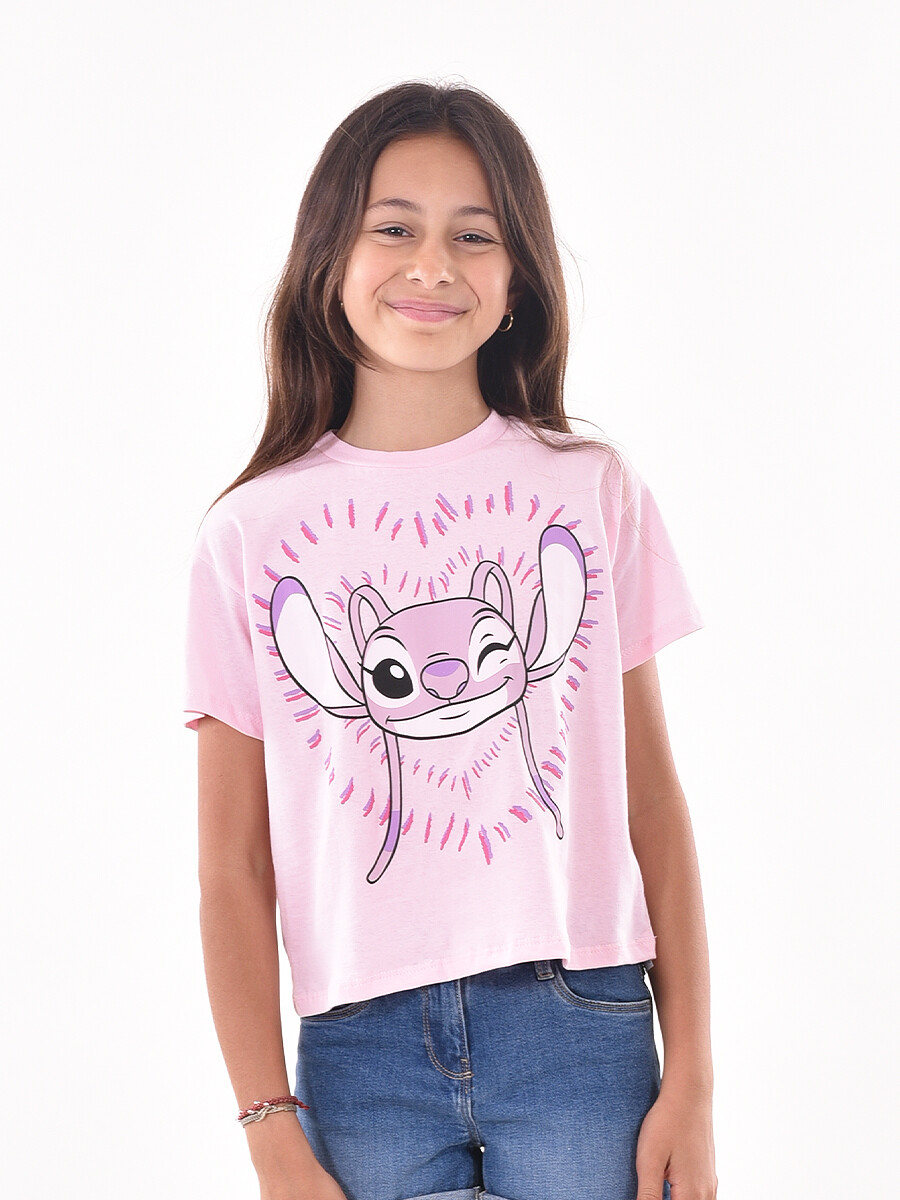 REMERA ANGEL HEART - ROSADO 