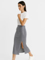 Falda Cameri Gris Medio
