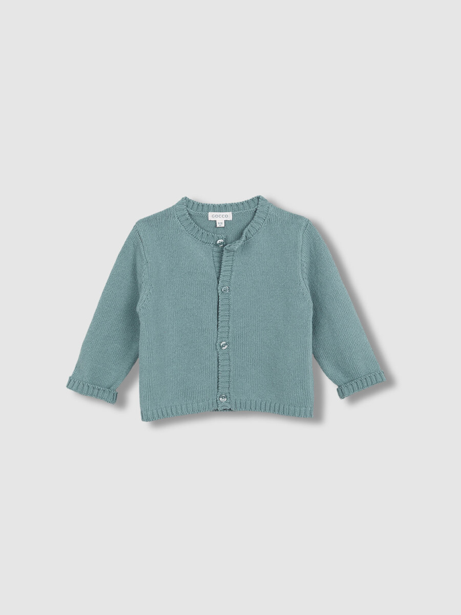 Chaqueta Punto Verde