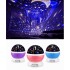 Lampara Veladora Proyector Led De Estrellas Usb Mesa Techo Variante Color Celeste