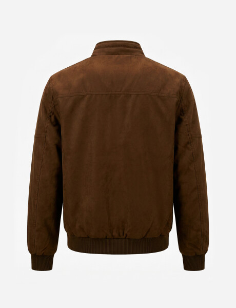Campera suede Rune camel