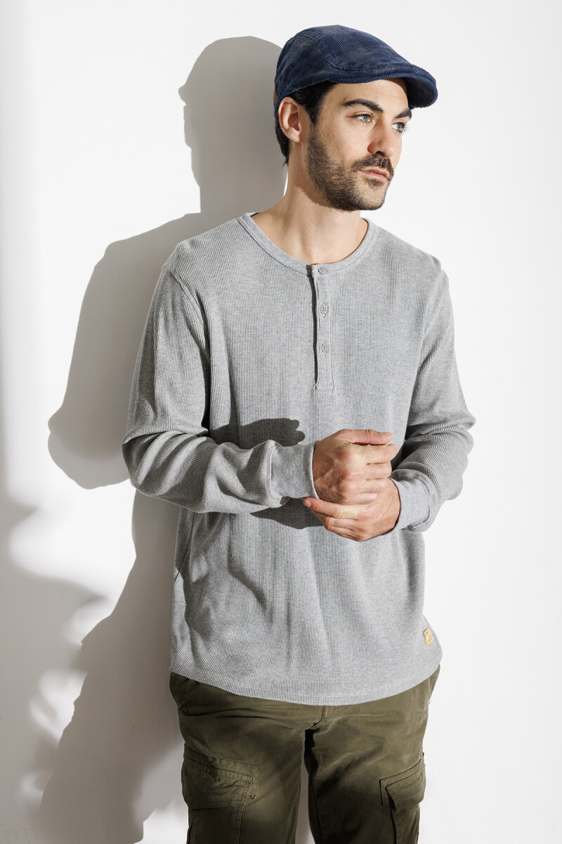 T-SHIRT ATENAS - GRIS MELANGE 