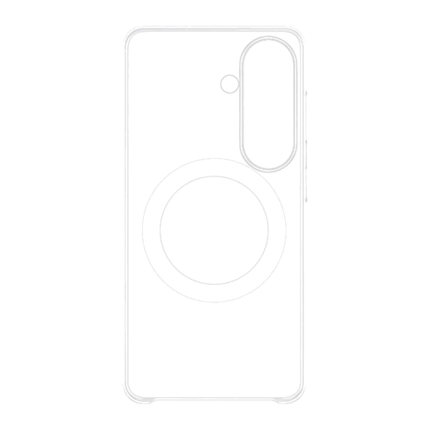 Funda Samsung Clear Magnet Case Transparente para Galaxy S26+