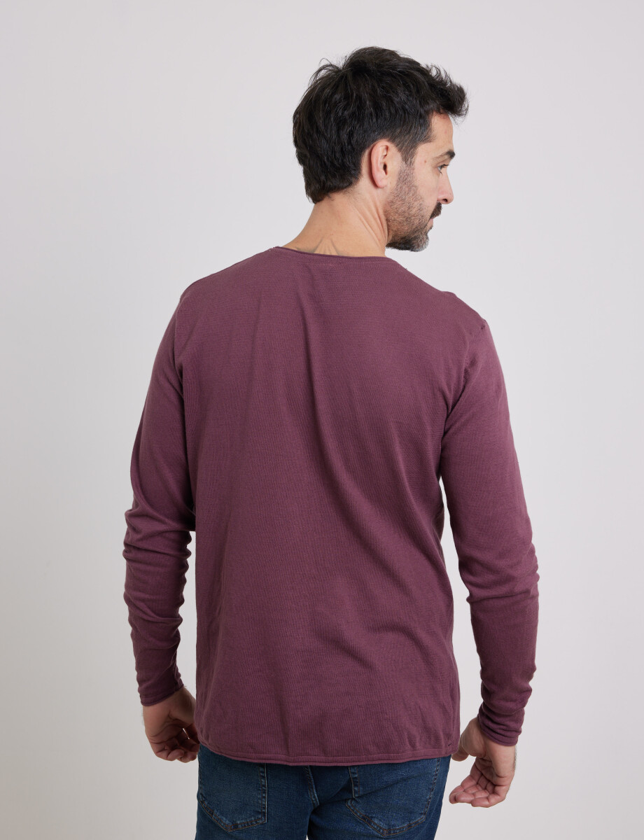 470654 SWEATER Bordo