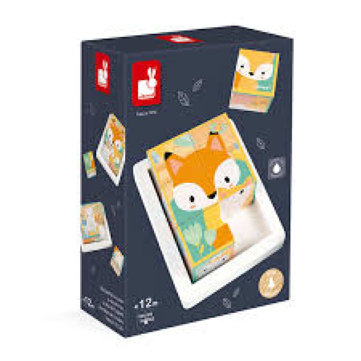 6 PUZZLES DE MADERA CUBOS 
