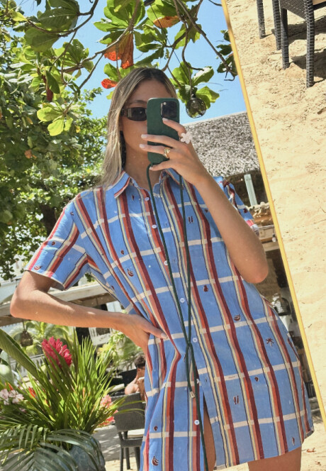 Camisa Milo SS26 Blu