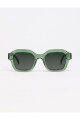 Lentes Tiwi Carole Acetate Crystal Green With Green Lenses