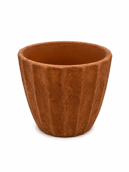 MACETA DECORATIVA MARRON