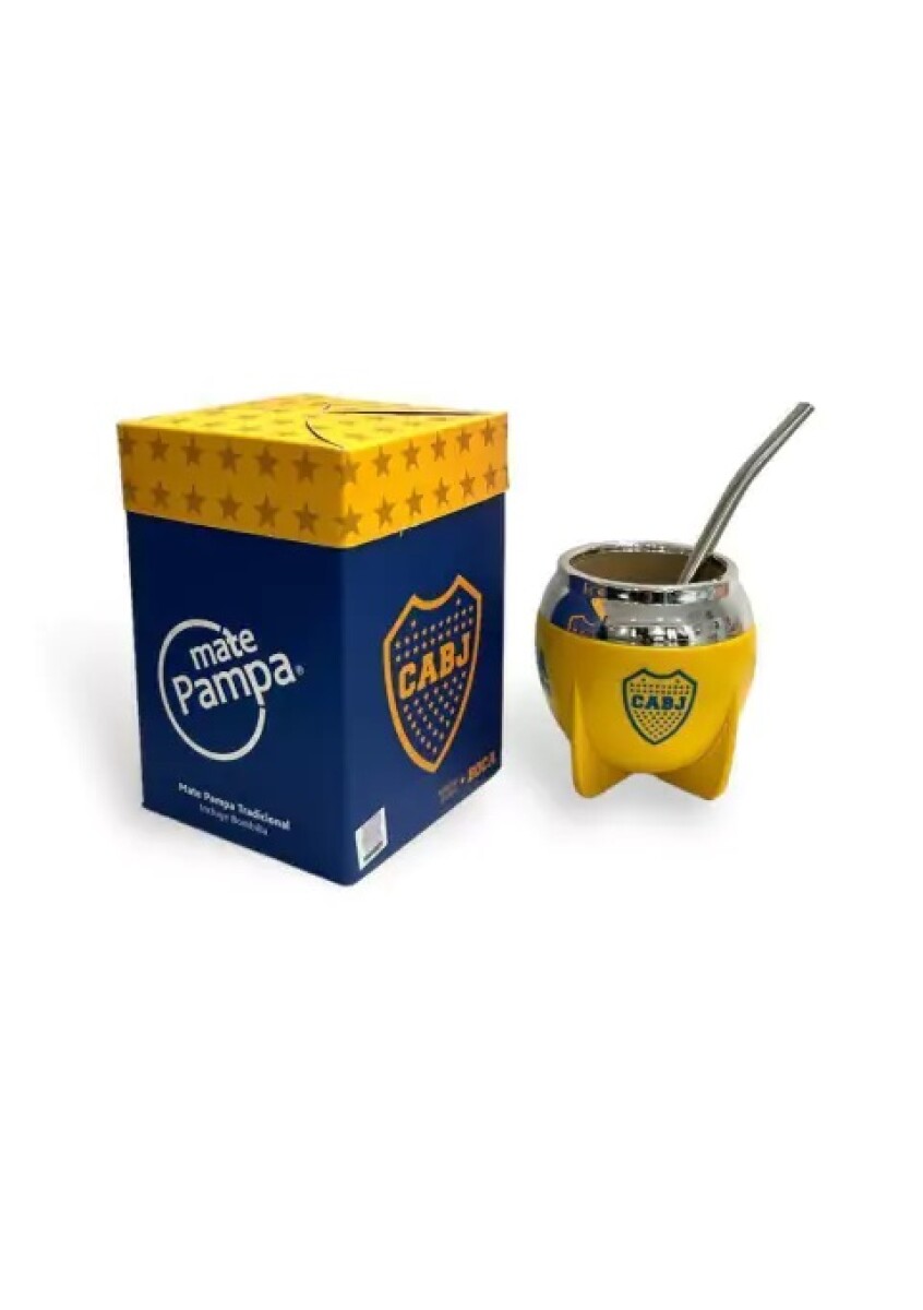 MATE PAMPA MATE TRADICIONAL BOCA CERRADO EDIC. CLUBES - BOCA JUNIORS 