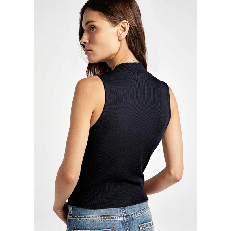 CAMISETA REGATA FEM PRETO ESCURO