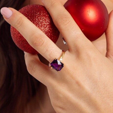 Anillo Indigo Amatista - Oro 18k Anillo Indigo Amatista - Oro 18k