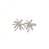 Caravanas Estrella-Plata 925-Piedra Zirconia-CA3153 conpiedra