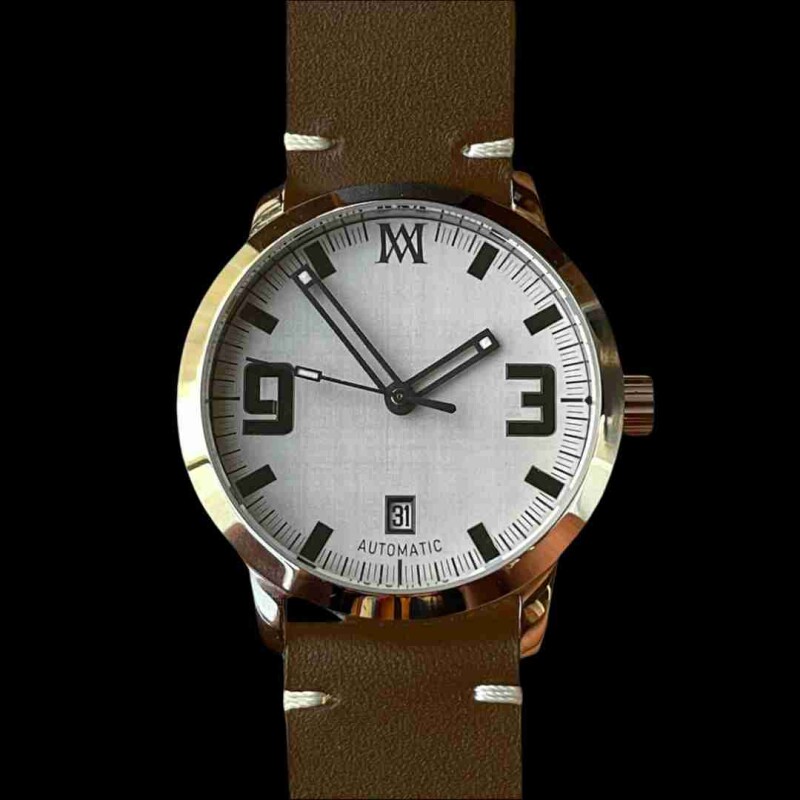 Reloj Mauer Moon Dial 36 mm Leather