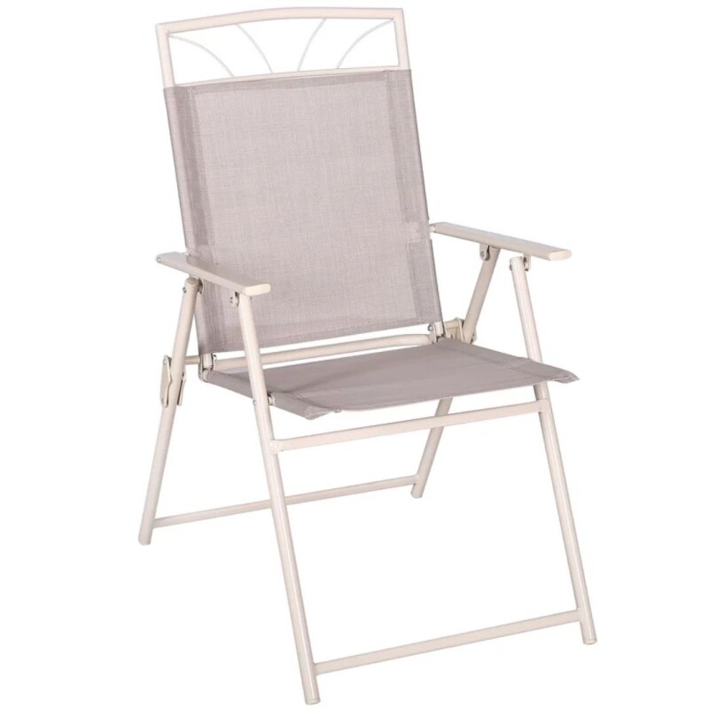 Juego de Patio Santa Lucia Mesa c/6 Silla y sombrilla taupe Juego de Patio Santa Lucia Mesa c/6 Silla y sombrilla taupe