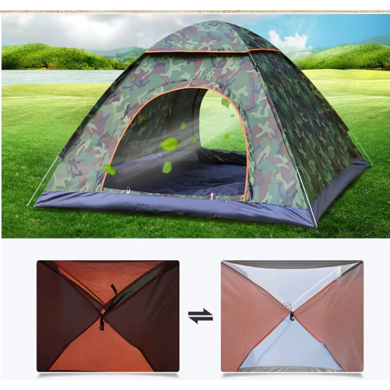 Carpa Camping Iglu 2 personas con Mosquitero Verde