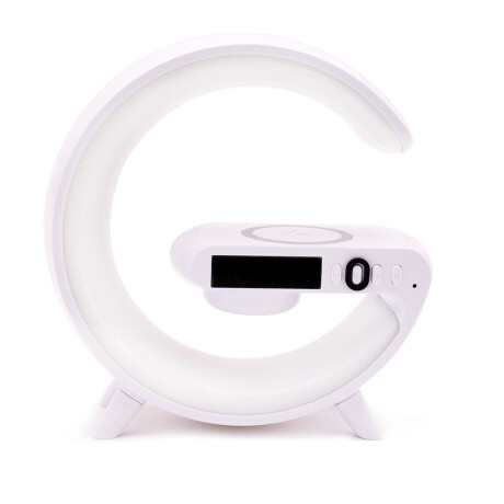 Lámpara Led 3 en 1 Cargador Reloj Rgb 001