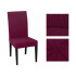Funda Cubre Sillas Universal Comedor Elastizada Lavable X6 Variante Color Rojo Oscuro 1
