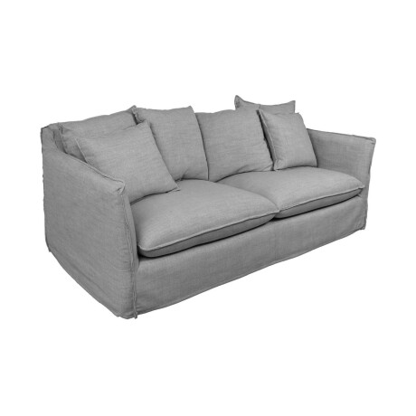 SOFÁ 3 CUERPOS TELA-PREMIUM GRIS BAHAMA