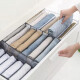 Organizador Ropa Almacenamiento Pantalones Buzos Traslucido 7 reparticiones Organizador Ropa Almacenamiento Pantalones Buzos Traslucido 7 reparticiones
