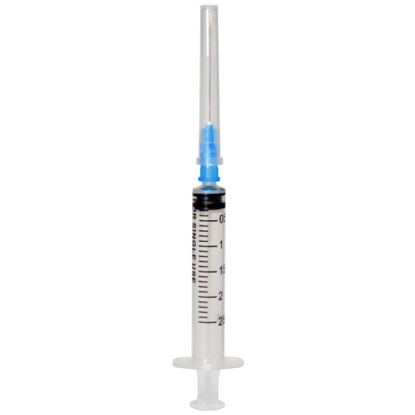 Jeringa Descartable con Aguja 2,5 mL x 10 un.