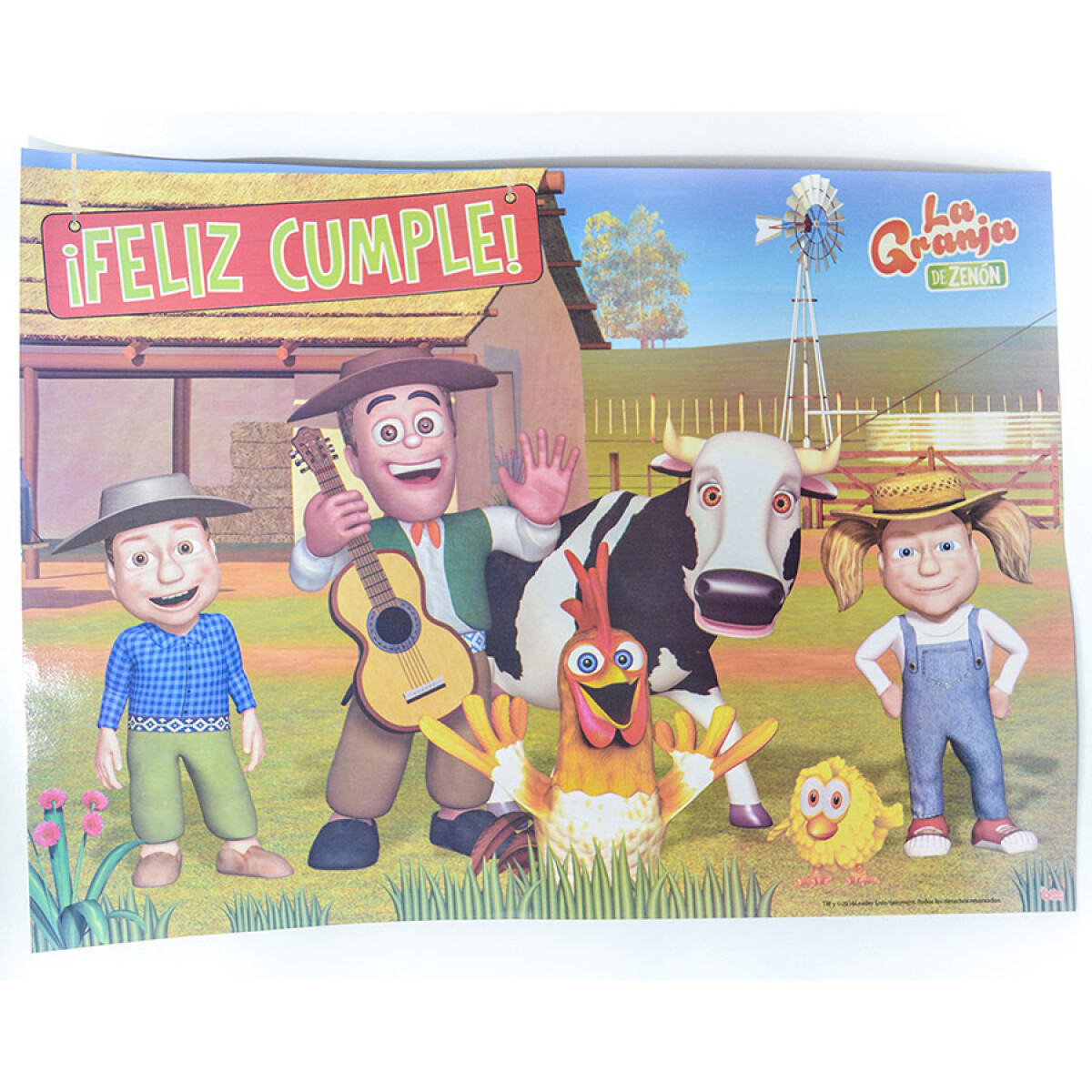 Cotillón Afiche Granja de Zenón Cumpleaños 