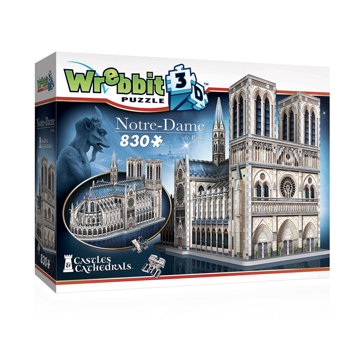 Puzzle 3D Notre Dame de París (830 Piezas) 