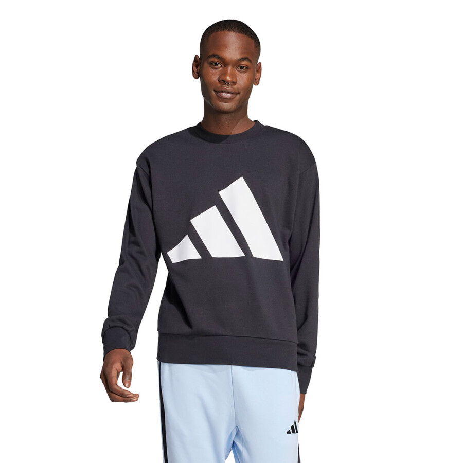Buzo de Hombre Adidas M Bl Ft Swt Negro - Blanco