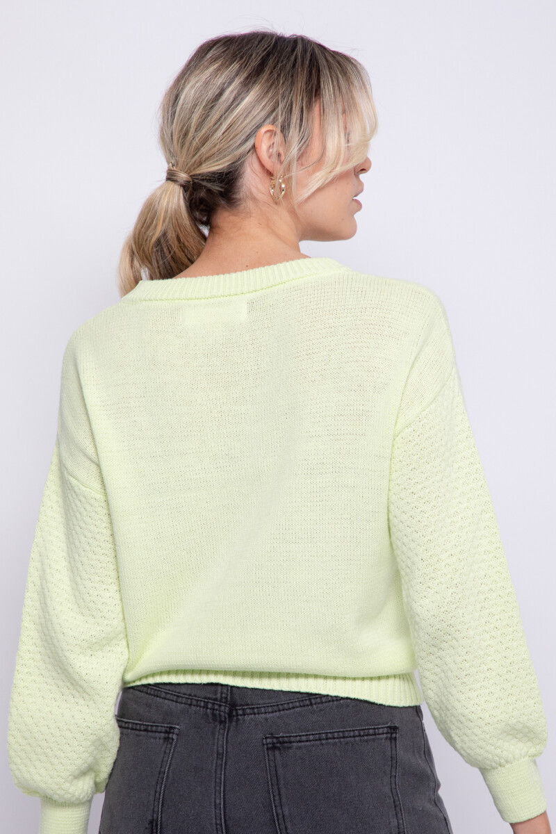 SWEATER LUCIANO Verde Pastel