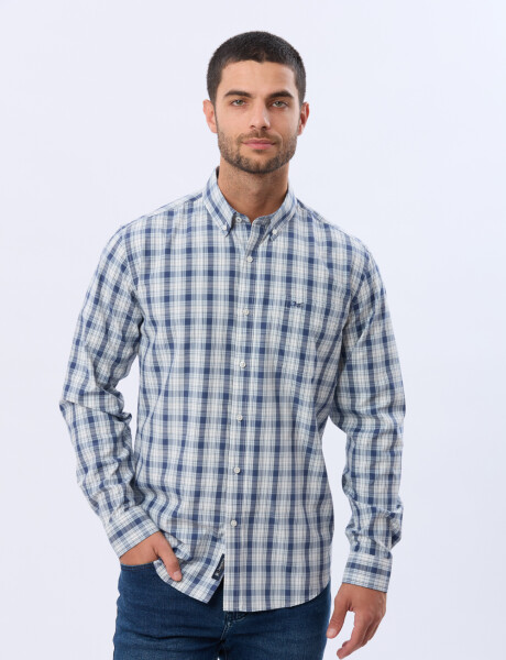CAMISA CUADROS Azul