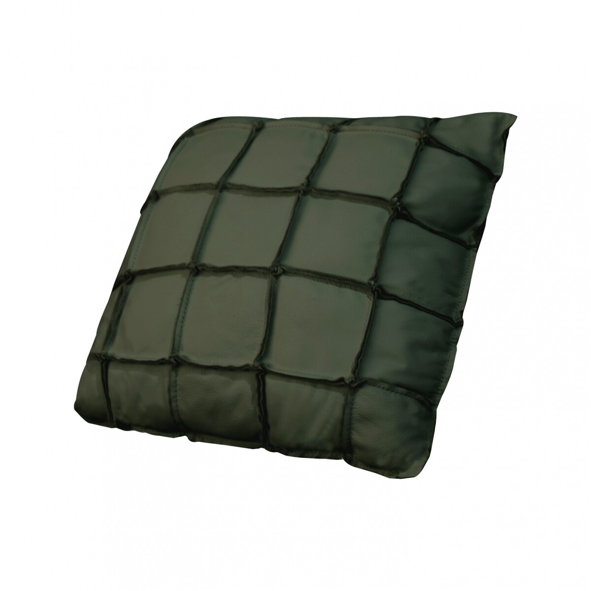 Almohadón Cuero - 48x48cm - Fio - Verde 