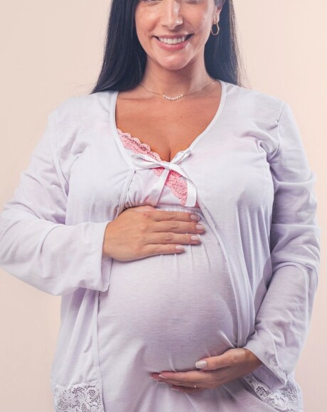 Bata Corta Natalia Blanco