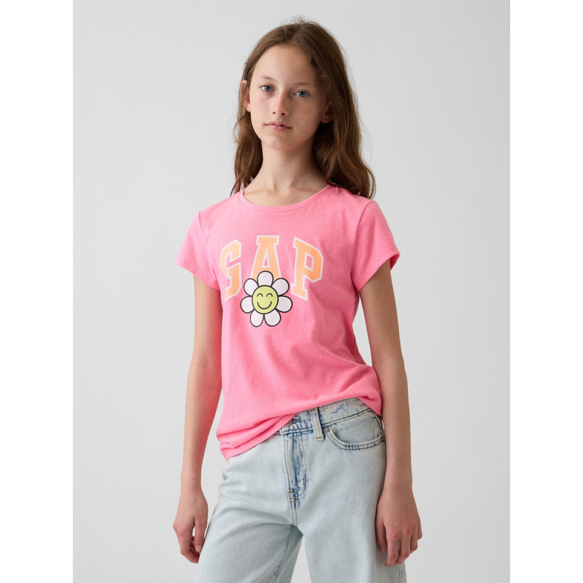 V-SS SU HS LOGO TEE - NEON PINK ROSE 