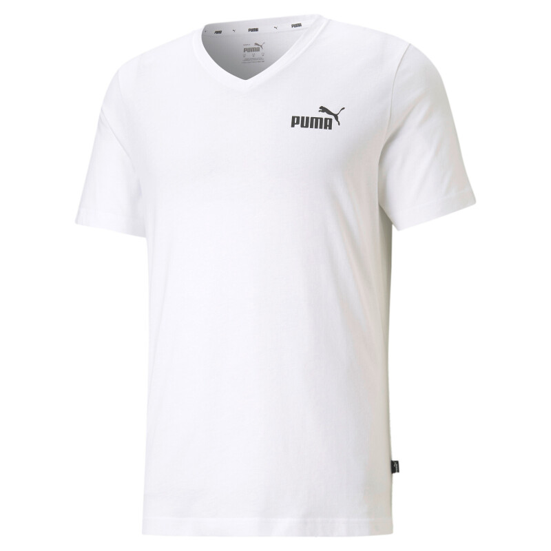 Remera Essentials V Neck Tee de Hombre Blanco