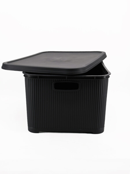 CAJA ORGANIZADORA CON TAPA GRIS
