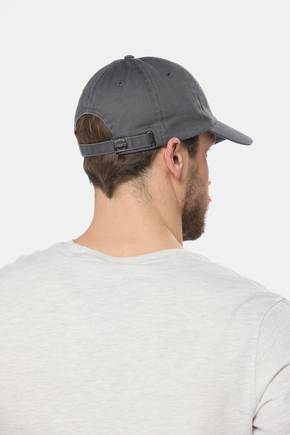 GORRO VISERA DE LONA Gris