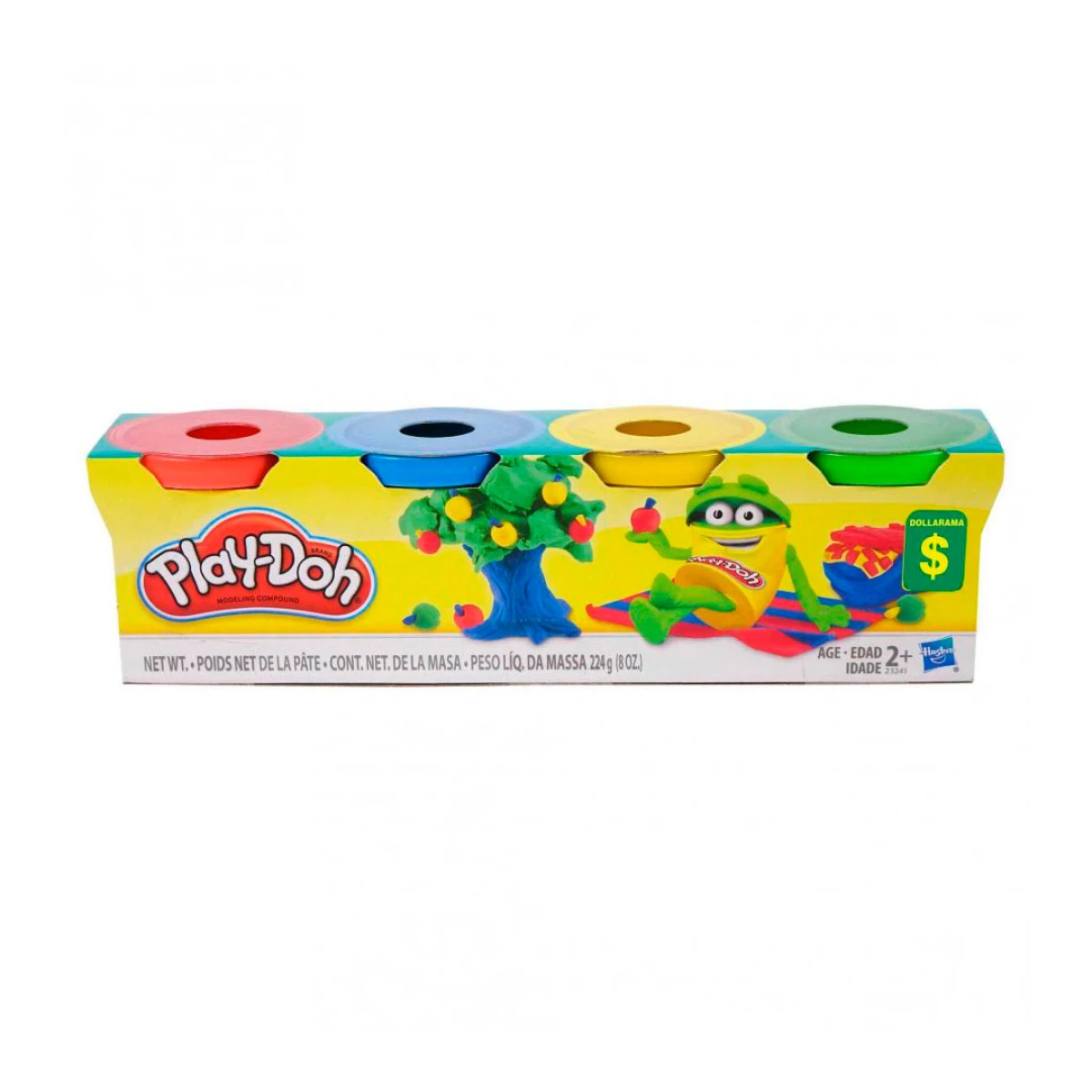 Set Plasticina x4 de Varios Colores Play Doh Mini 