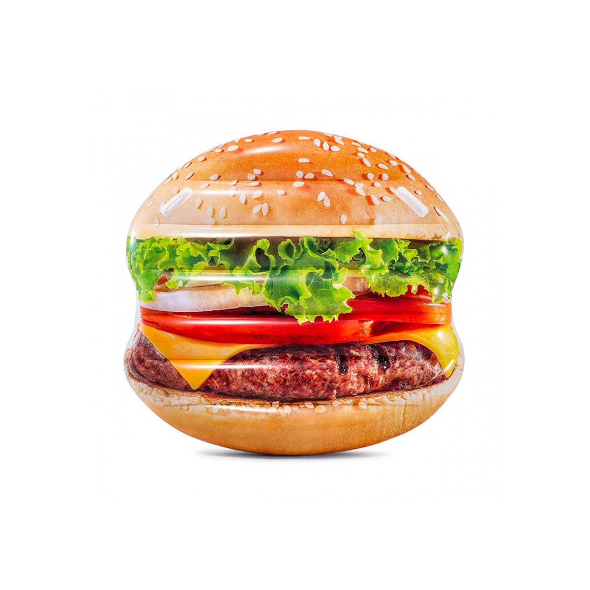 Isla inflable Intex - Diseño de hamburguesa 