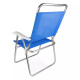 Silla Master Plus Aluminio AZUL CLARO