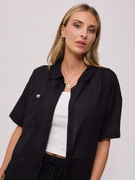 CAMISA RUSTY SADUI NEGRO