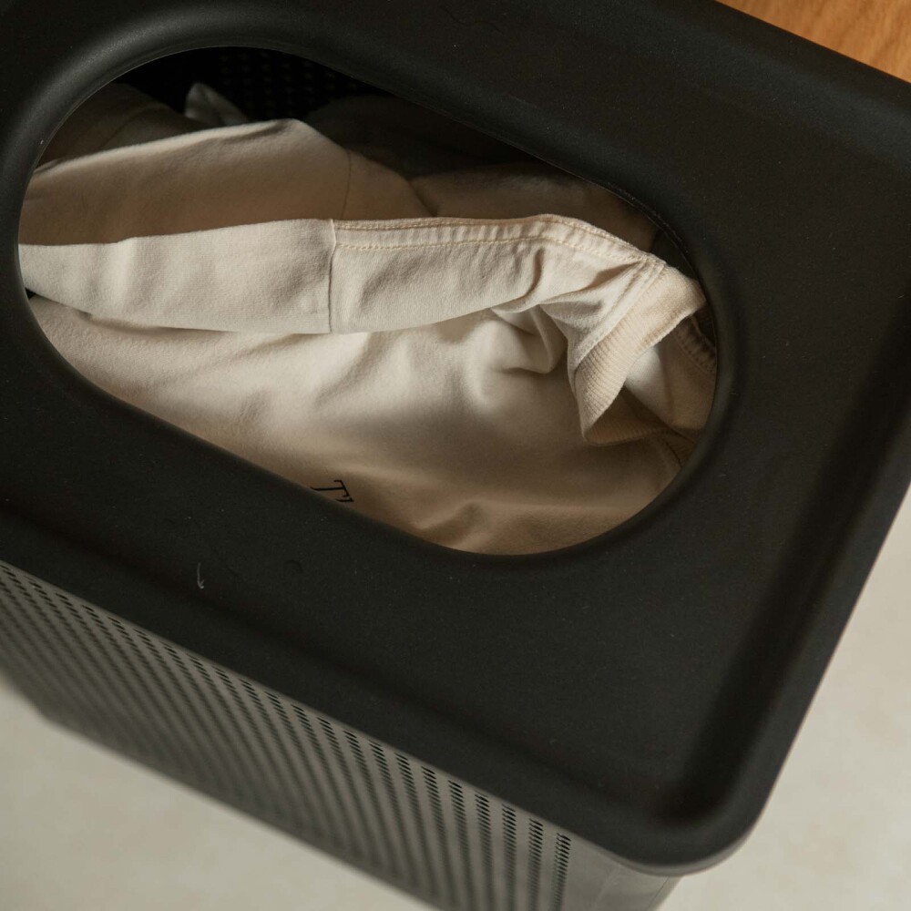 CESTO ROPA PLASTICO NEGRO CFW2100