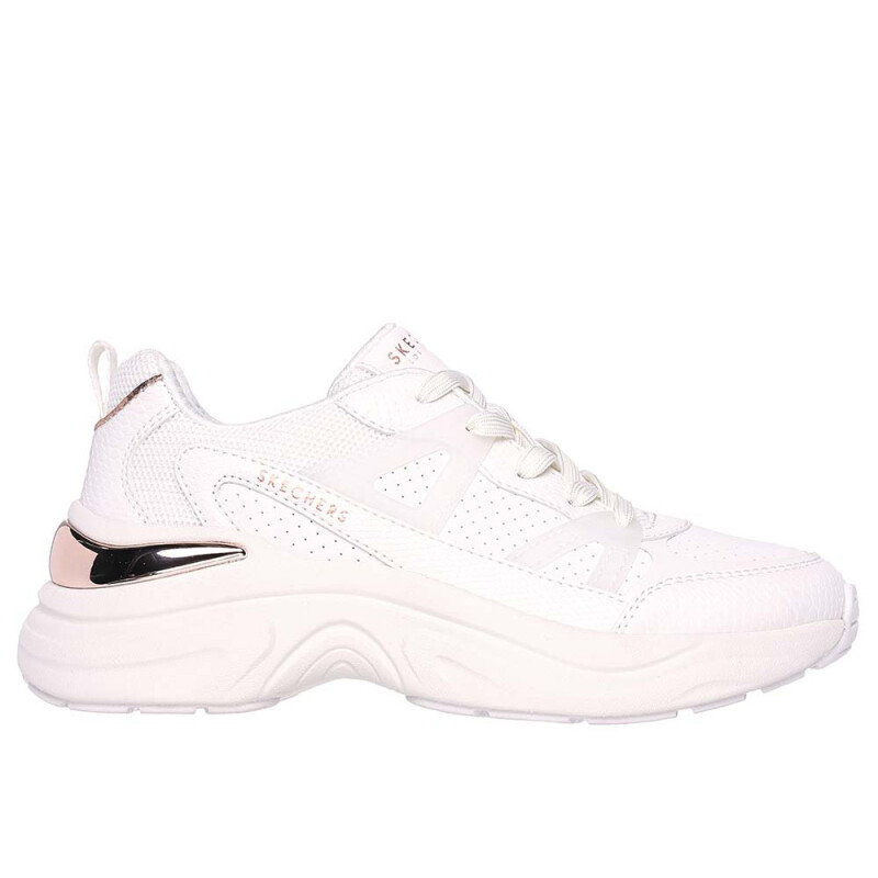 Hazel Faye - Mujer White Duraleather/mesh Trim