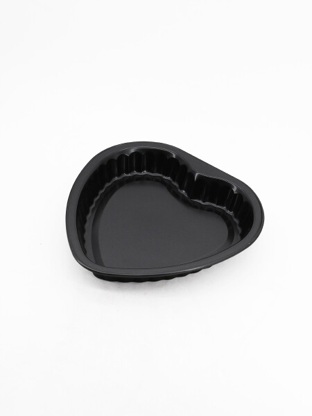 ASADERA FORMA CORAZON NEGRO