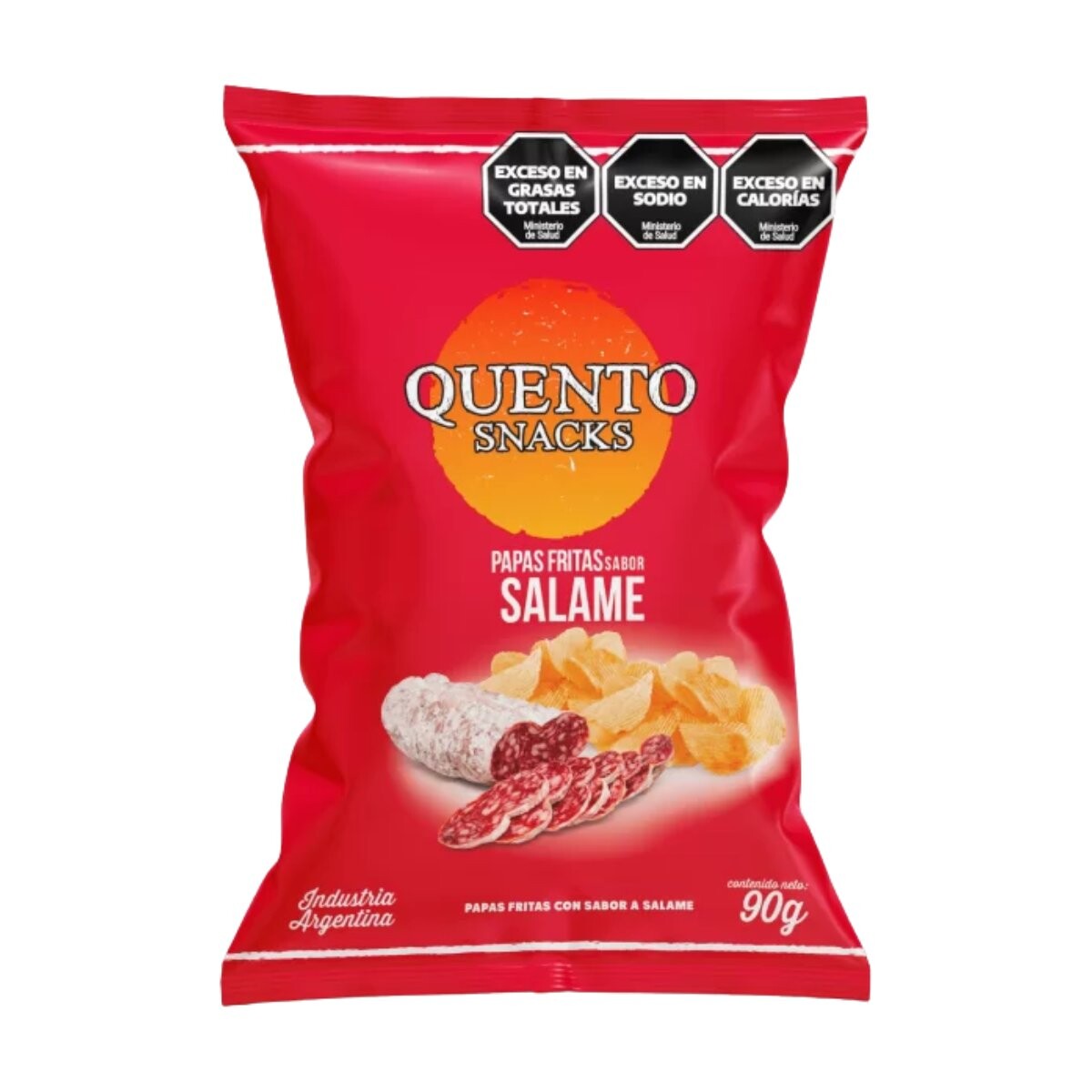 Snack Papas Quento 90g Salame 