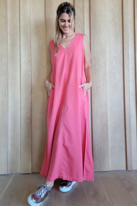 Vestido Formentera Coral